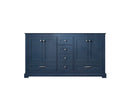 Lexora Dukes 60" Navy Blue Vanity Cabinet Only LD342260DE00000