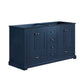 Lexora Dukes 60" Navy Blue Vanity Cabinet Only LD342260DE00000