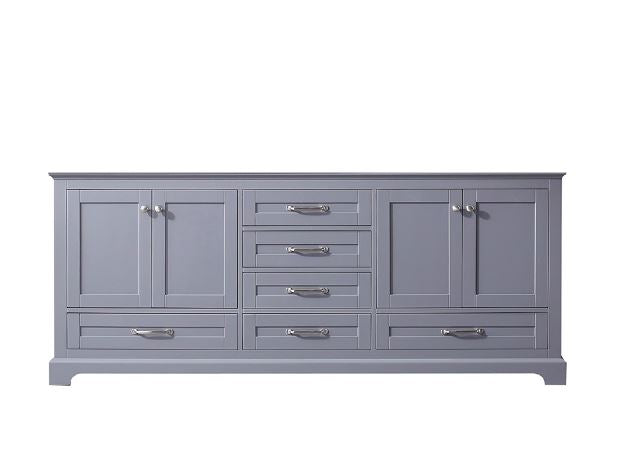 Lexora Dukes 80" Dark Grey Vanity Cabinet Only LD342280DB00000 - MyBBQDirect