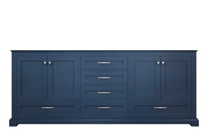 Lexora Dukes 80" Navy Blue Vanity Cabinet Only LD342280DE00000 - MyBBQDirect