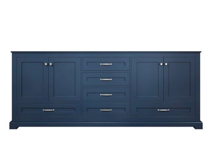 Lexora Dukes 80" Navy Blue Vanity Cabinet Only LD342280DE00000 - MyBBQDirect