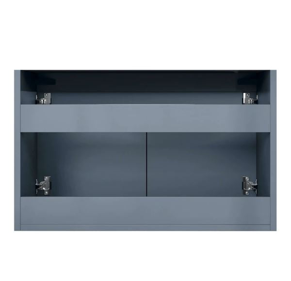 Lexora Geneva 30" Dark Grey Single Vanity, no Top and 30" LED Mirror LG192230DB00LM30 - MyBBQDirect