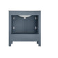 Lexora Jacques 30" Dark Grey Single Vanity, White Carrara Marble Top, White Square Sink and No Mirror LJ342230SBDS000 - MyBBQDirect