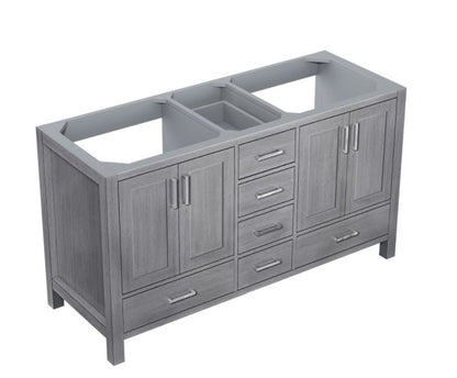 Lexora Jacques 60" Distressed Grey Vanity Cabinet Only LJ342260DD00000 - MyBBQDirect