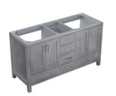 Lexora Jacques 60" Distressed Grey Vanity Cabinet Only LJ342260DD00000 - MyBBQDirect