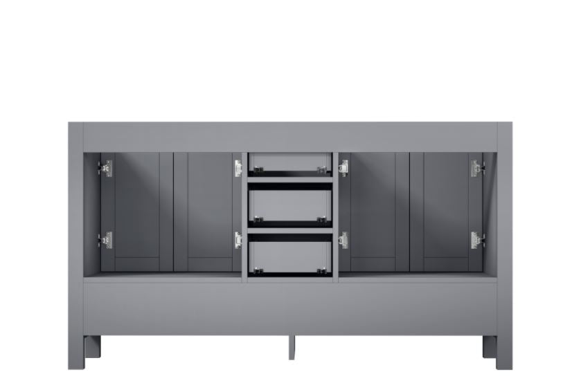 Lexora Jacques 60" Distressed Grey Vanity Cabinet Only LJ342260DD00000 - MyBBQDirect