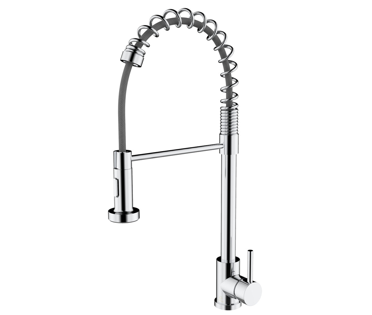 Lexora Lanuvio Brass Kitchen Faucet w/ Pull Out Sprayer - Chrome LKFS6011CH - MyBBQDirect