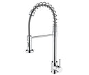 Lexora Lanuvio Brass Kitchen Faucet w/ Pull Out Sprayer - Chrome LKFS6011CH