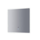 Lexora Lugano 36" Wide x 36" Tall LED Mirror w/ Defogger LL3636LEDM