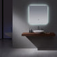 Lexora Lugano 36" Wide x 36" Tall LED Mirror w/ Defogger LL3636LEDM