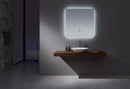 Lexora Lugano 36" Wide x 36" Tall LED Mirror w/ Defogger LL3636LEDM