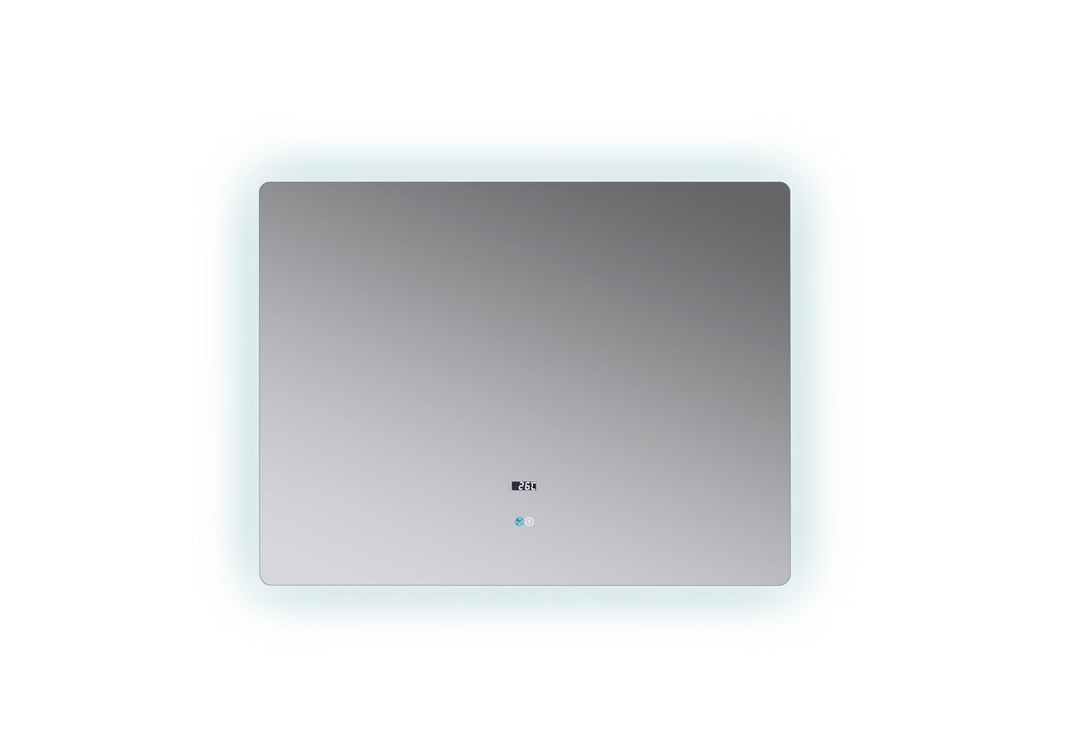 Lexora Lugano 42" Wide x 32" Tall LED Mirror w/ Defogger LL4232LEDM - MyBBQDirect