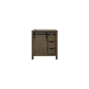 Lexora Marsyas 30" Rustic Brown Vanity Cabinet Only LM342230SK00000 - MyBBQDirect