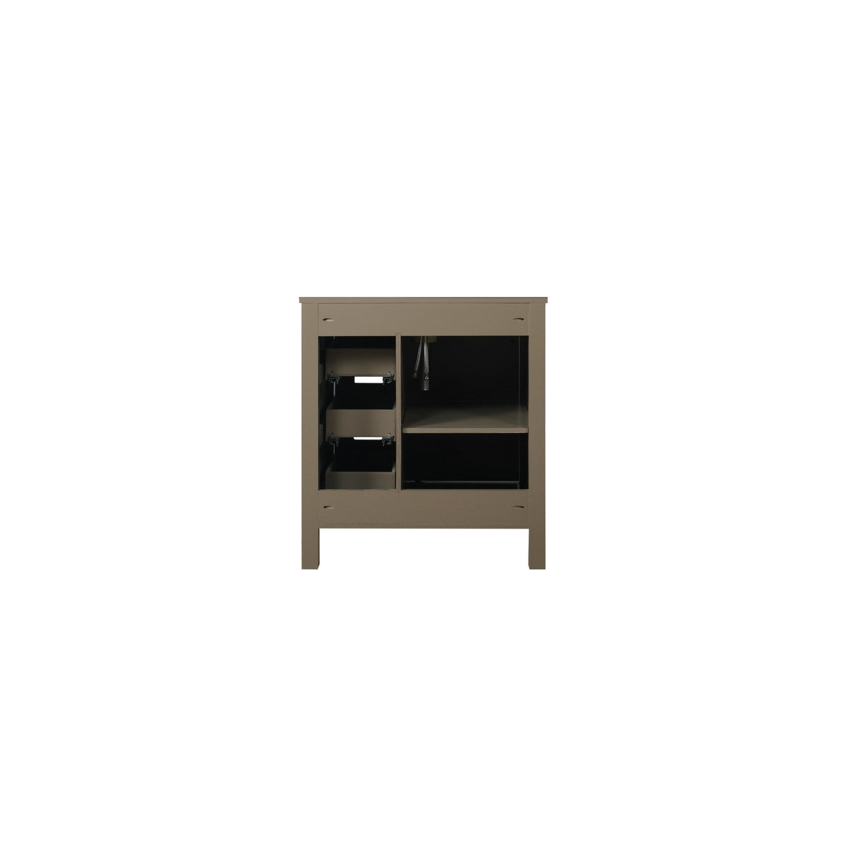 Lexora Marsyas 30" Rustic Brown Vanity Cabinet Only LM342230SK00000 - MyBBQDirect