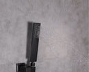 Lexora Monte Celo Set, 8" Square Rain Shower and Handheld, Matte Black LSS10011MB