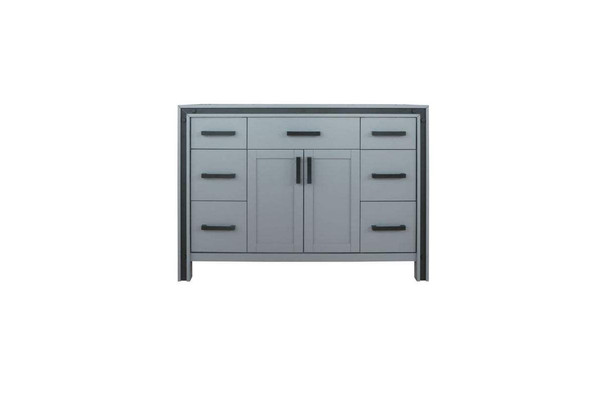 Lexora Ziva 48" Dark Grey Vanity Cabinet Only LZV352248SB00000 - MyBBQDirect