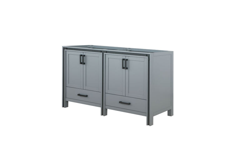 Lexora Ziva 60" Dark Grey Vanity Cabinet Only LZV352260SB00000