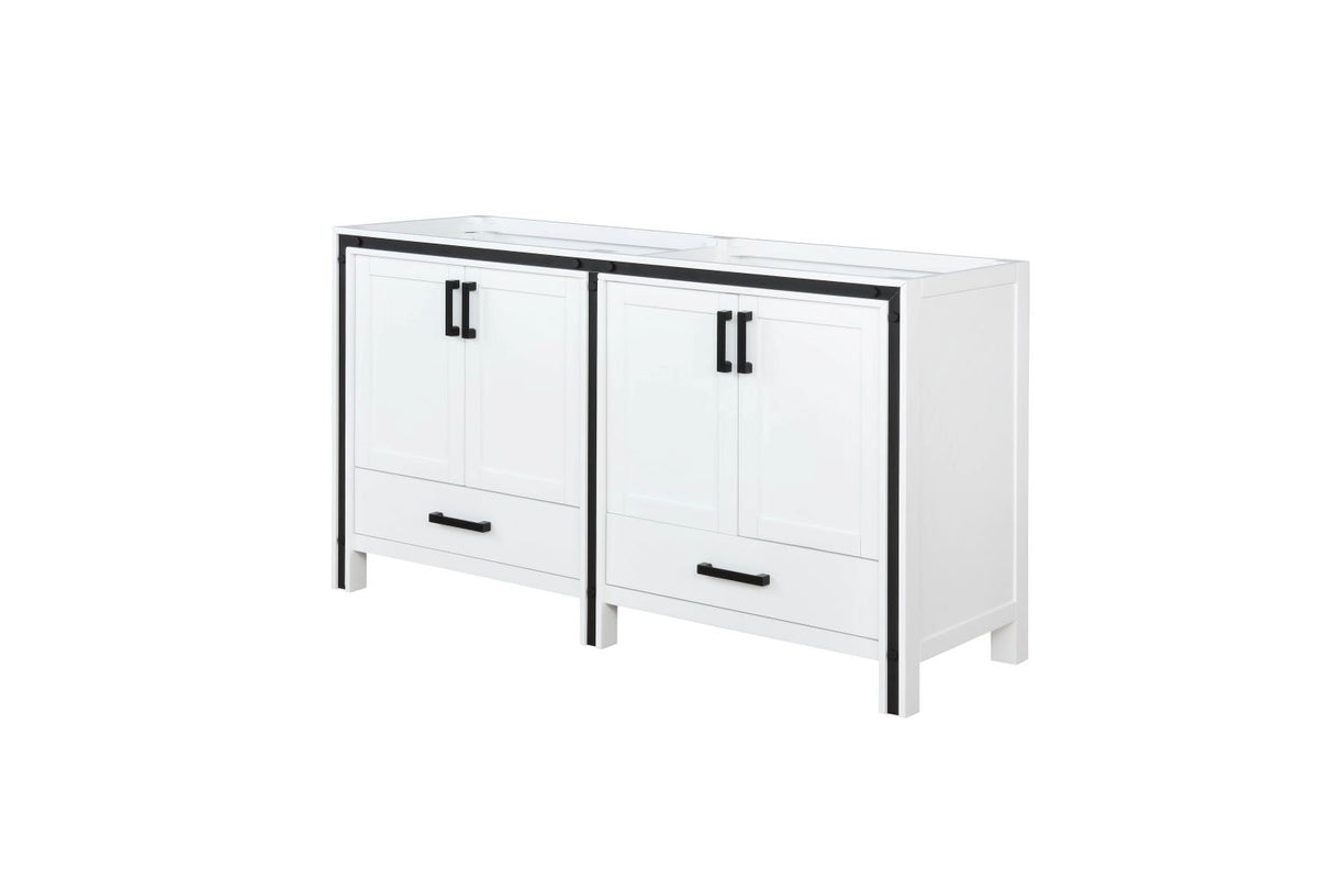 Lexora Ziva 60" White Vanity Cabinet Only LZV352260SA00000 - MyBBQDirect