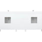 Lexora Ziva 80" White Double Vanity, Cultured Marble Top, White Square Sink and no Mirror LZV352280SAJS000 - MyBBQDirect