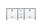 Lexora Ziva 80" White Vanity Cabinet Only LZV352280SA00000 - MyBBQDirect