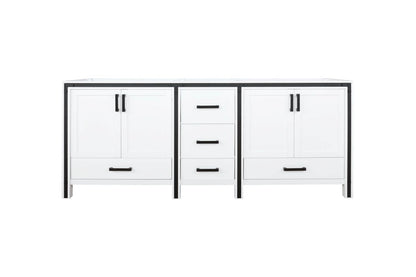 Lexora Ziva 80" White Vanity Cabinet Only LZV352280SA00000 - MyBBQDirect