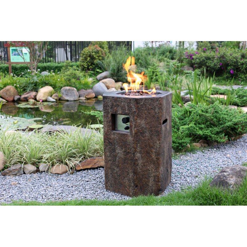 Modeno Basalt GRC Column Fire Pit