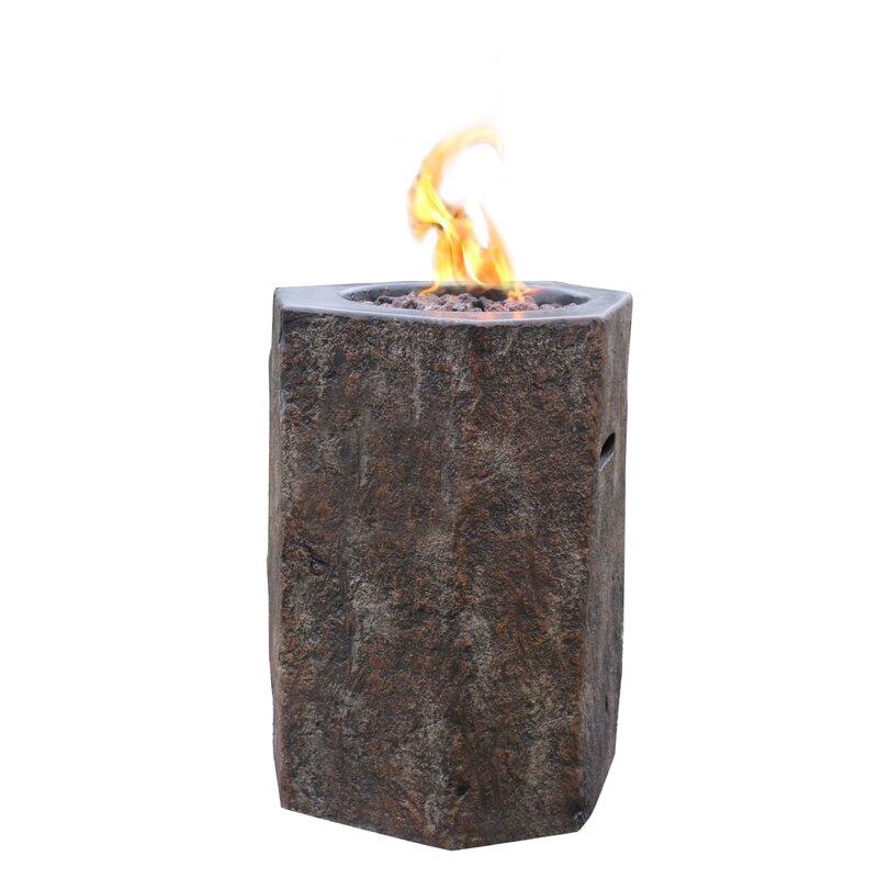 Modeno Basalt GRC Column Fire Pit