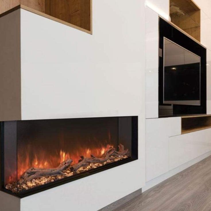 Modern Flames 96" Landscape Pro Multi-Sided Built In Electric Fireplace LPM-9616 - MyBBQDirect