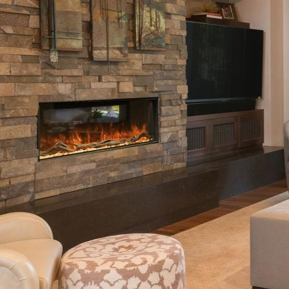 Modern Flames SPECTRUM SLIMLINE SERIES 50″ Linear Electric Fireplace SPS-50B - MyBBQDirect