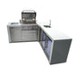 Mont Alpi 400 Deluxe BBQ Grill Island with 90 Degree Corner Beverage Center and Fridge - MAi400-D90BEVFC - MyBBQDirect
