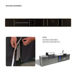 Mont Alpi 400 Island Cover with a Kegerator and a Beverage Center - COVMAi400-KEGBEV - MyBBQDirect