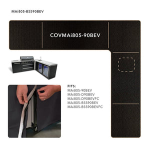 Mont Alpi Cover for 805 Island with a 90 Degree Corner and Beverage Center - COVMAi805-90BEV - MyBBQDirect
