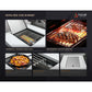 Mont Alpi 805 Deluxe BBQ Grill Island with 90 Degree Corner and Kegerator - MAi805-D90KEG - MyBBQDirect