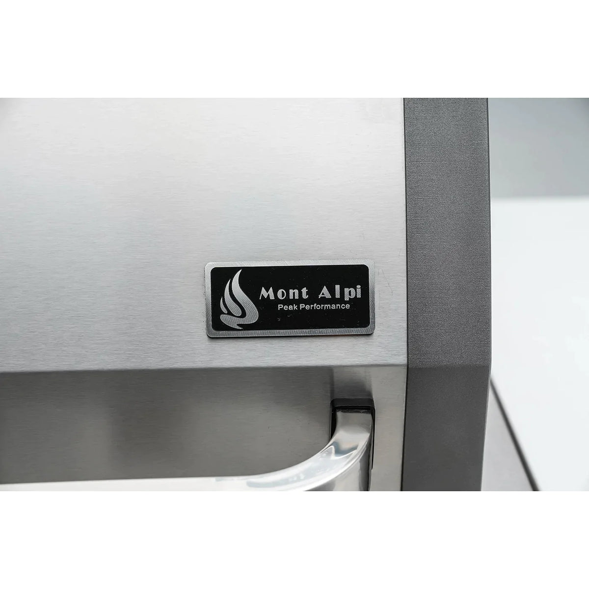 Mont Alpi 805 Deluxe BBQ Grill Island with Kegerator and Beverage Center - MAi805-DKEGBEV - MyBBQDirect
