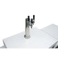 Mont Alpi 805 Deluxe BBQ Grill Island with Kegerator and Fridge Cabinet - MAI805-DKEGFC - MyBBQDirect