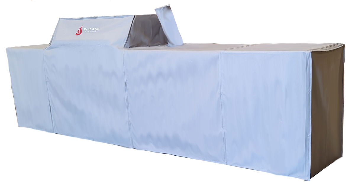 Mont Alpi 805 Island grill cover with beverage center