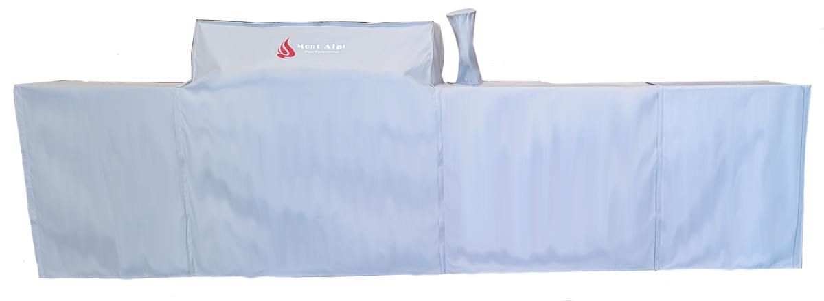 Mont Alpi 805 Island grill cover with beverage center