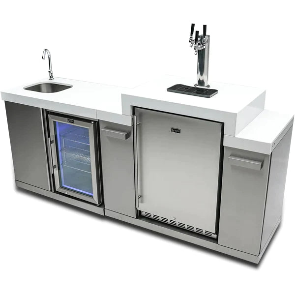 Mont Alpi Beverage Center and Kegerator - MA-BEVKEG - MyBBQDirect