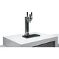 Mont Alpi Beverage Center with 90 Degree Corner and Kegerator - MA-BEV90KEG - MyBBQDirect