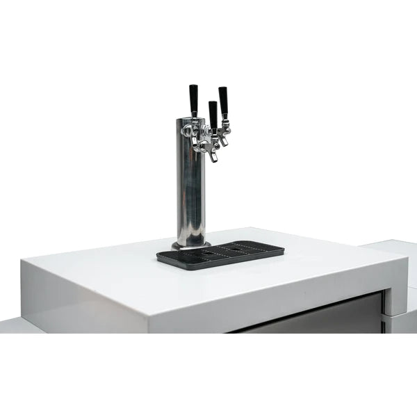 Mont Alpi Beverage Center with 90 Degree Corner and Kegerator - MA-BEV90KEG - MyBBQDirect