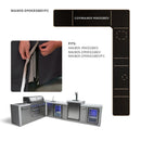 Mont Alpi Cover for 805 Island with a 90 Degree Corner, Kegerator and Beverage Center - COVMAi805-90KEGBEV