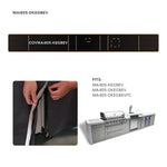 Mont Alpi Cover for 805 Island with a Kegerator and a Beverage Center - COVMAi805-KEGBEV - MyBBQDirect