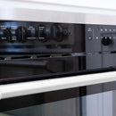 ZLINE Stainless Steel 24 in. Built-in Convection Microwave Oven and 30 in. Single Wall Oven with Self Clean (2KP-MW24-AWS30)