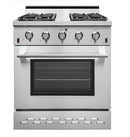 Products NXR 30" Propane Gas Range and RH3001 Under Cabinet Hood Bundle in Stainless Steel