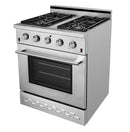 Products NXR 30" Propane Gas Range and RH3001 Under Cabinet Hood Bundle in Stainless Steel