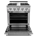Products NXR 30" Propane Gas Range and RH3001 Under Cabinet Hood Bundle in Stainless Steel