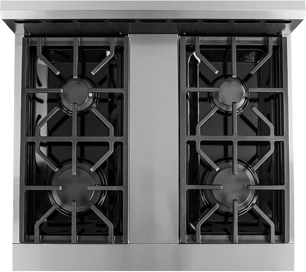Products NXR 30" Propane Gas Range and RH3001 Under Cabinet Hood Bundle in Stainless Steel