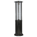RADtec 80" Ellipse Flame Propane Patio Heater - Black with Clear Glass