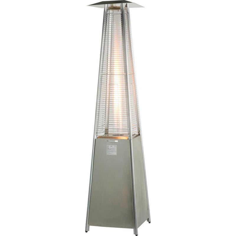 RADtec 89" Tower Flame Propane Patio Heater - Stainless Steel