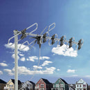 Premium Outdoor Amplifier TV Antenna Booster Long Range 990 Mile Antenna - primeply